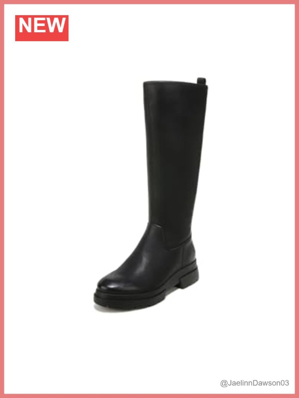 Naturalizer Women's Round Toe Chunky Block Heel Knee High Boots - Water